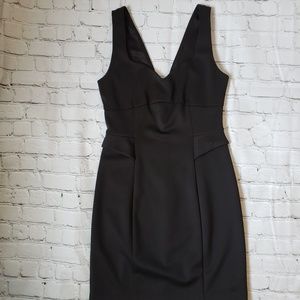 Perfect Little Black Dress Guess Sz 8 Mock Peplum